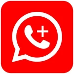 whatsapp plus Rojo